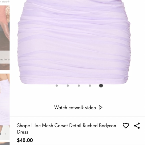 Lilac Mini Dress - Picture 4 of 4